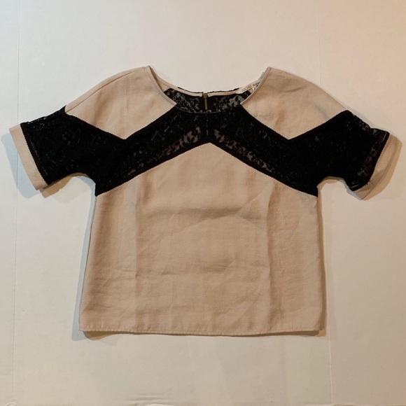 RACHEL Rachel Roy Tops - ⭐️SALE⭐️Rachel Roy lace taupe top